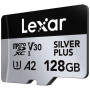 Карта пам'яті Lexar 128GB microSDXC class 10 UHS-I U3 V30 A2 Professional Silver (LMSSIPL128G-BNANG)