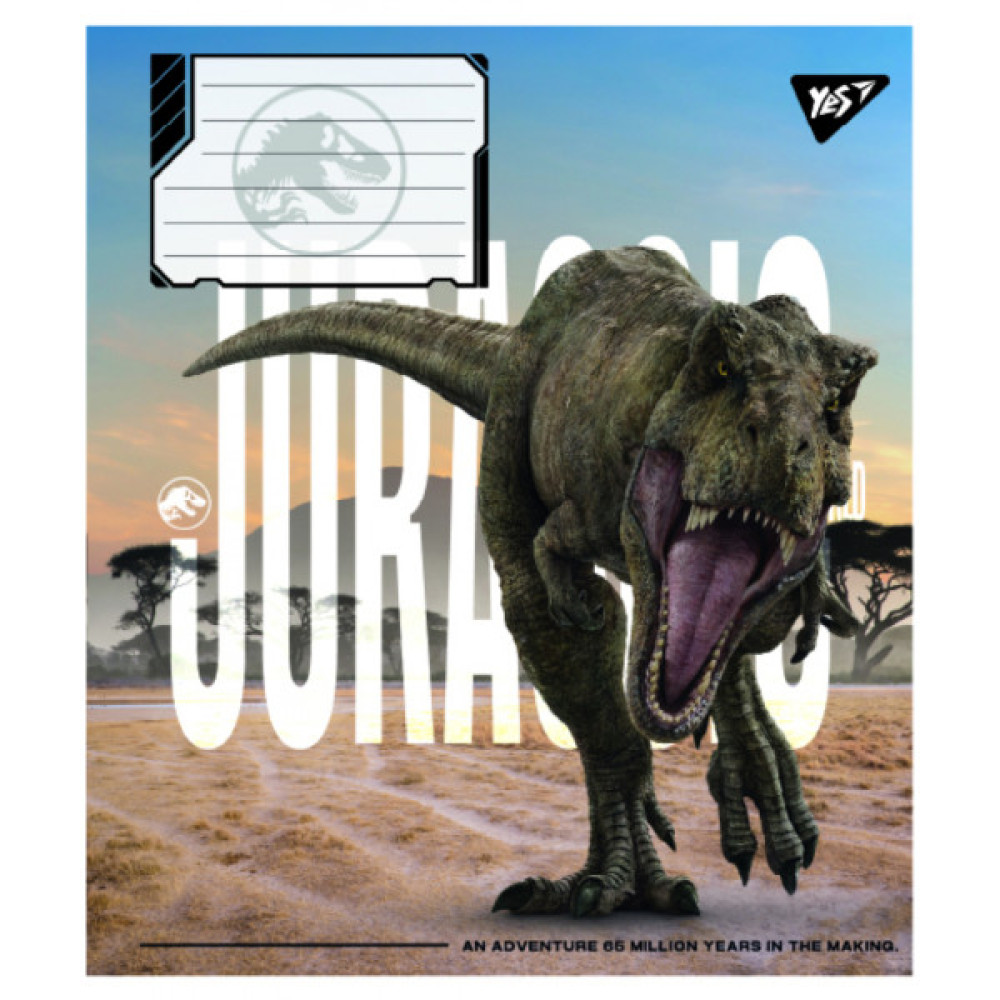 Зошит Yes JURASSIC WORLD ALIVE А5 24 аркушів лінія (767683)