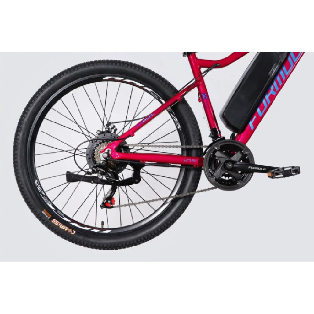 Електровелосипед Formula 27.5" eALPINA DD FR рама-17" 36B 12.5А*г 500Вт 2026 рожево-синій (ELB-FR-27.5-046)