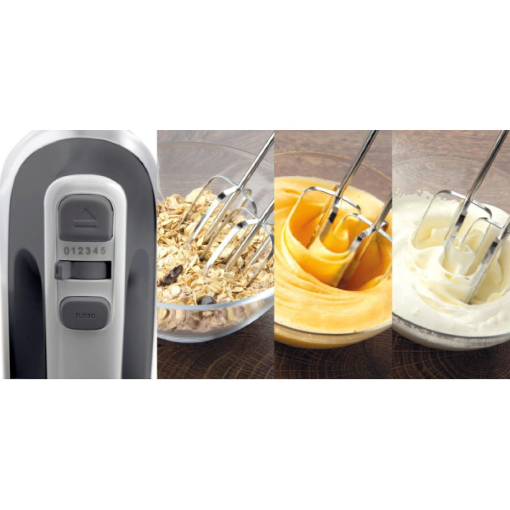 Міксер Gorenje ручний 500Вт, насадки-4 вінчика, турборежим, чорний