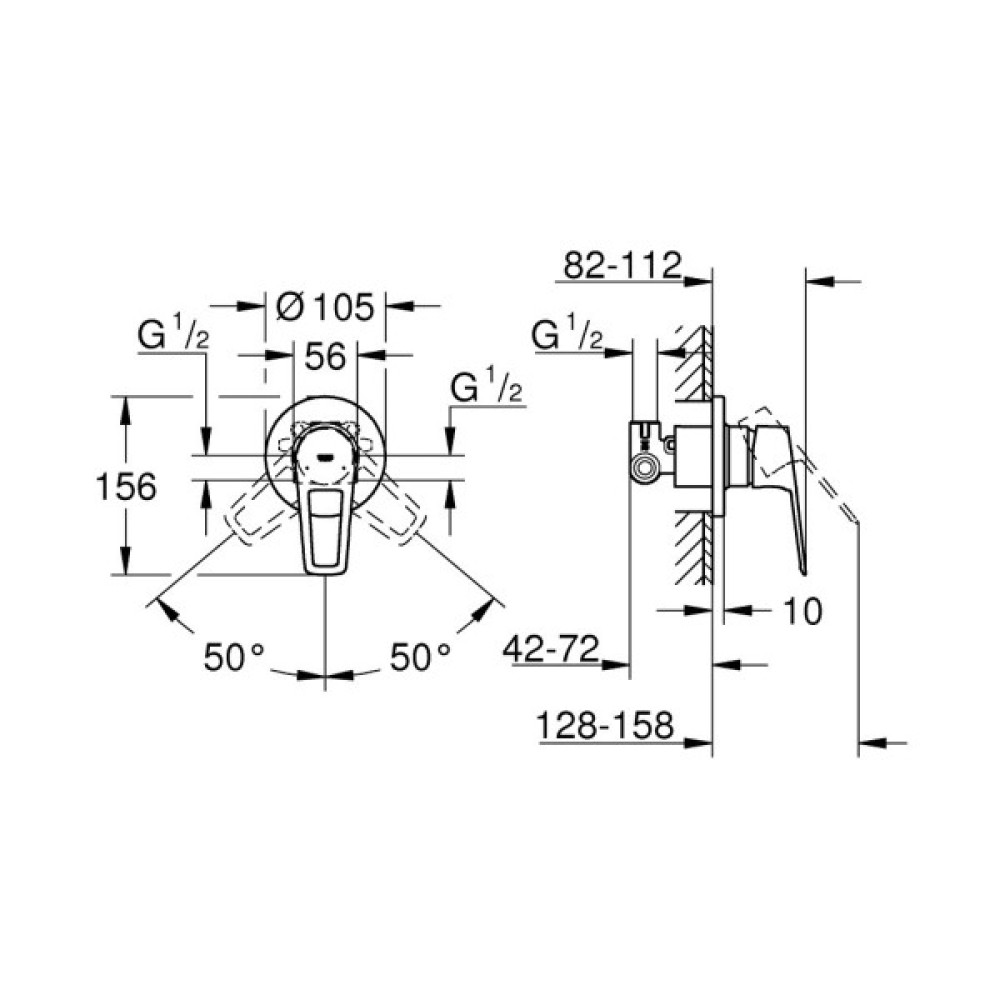 Змішувач Grohe BauLoop New (29042001)