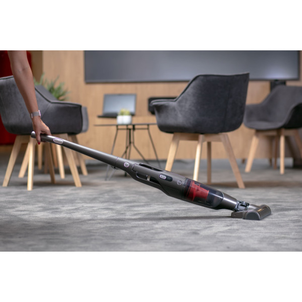 Пилосос Gorenje бездротовий, 155Вт, конт пил -0.5л, автон. робота до 70хв, HEPA, 2 в 1, підсвічування, індикатор, синій