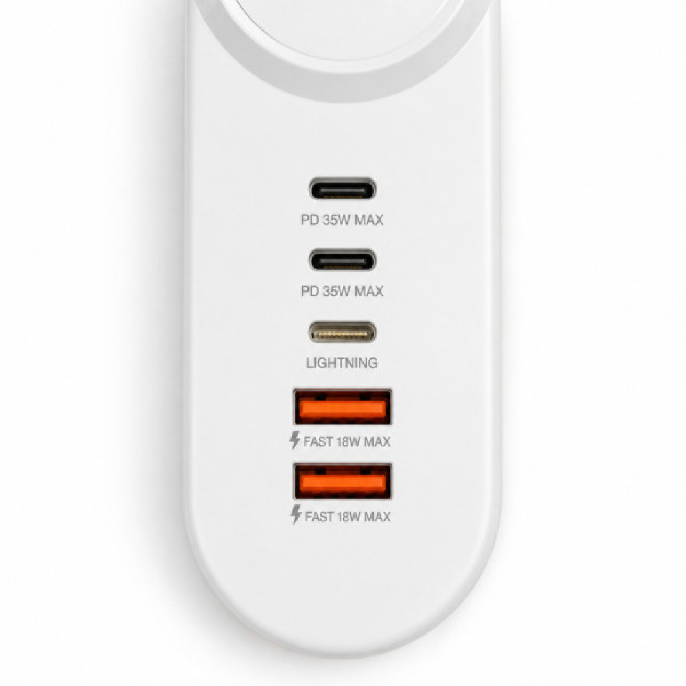 Зарядний пристрій XoKo 2xUSB QC 18W + 2xUSB-C PD35W (XK-QC-505)