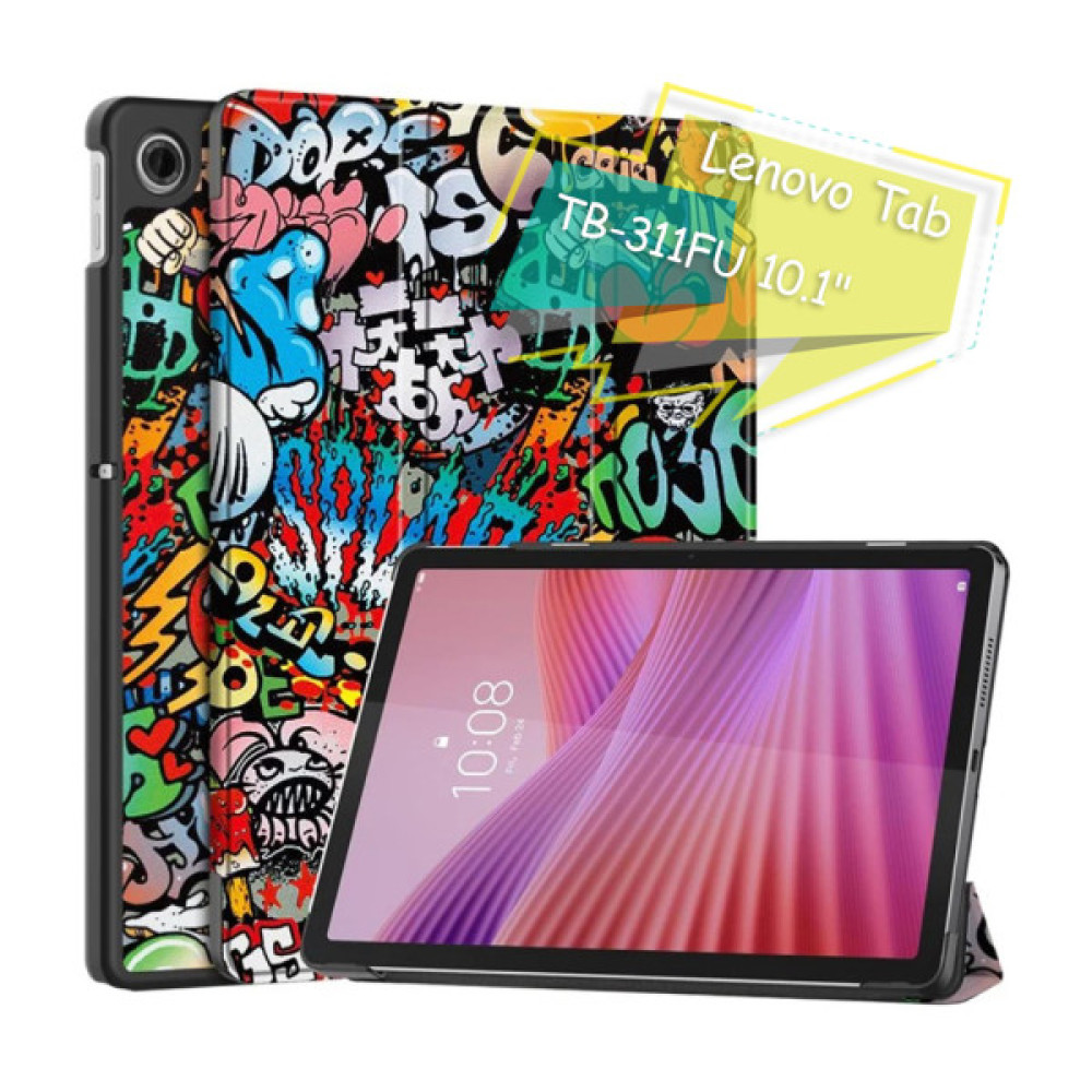 Чохол до планшета BeCover Smart Case Lenovo Tab TB-311FU 10.1" Graffiti (713118) Чохол до планшета BeCover Smart Case Lenovo Tab TB-311FU 10.1" Graffiti (713118)