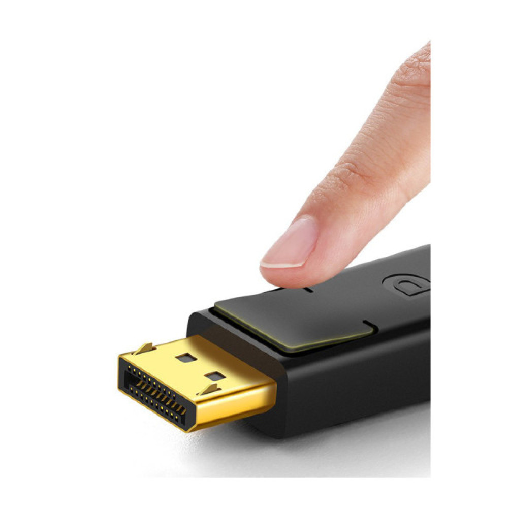 Кабель мультимедійний DisplayPort M to DisplayPort M 1.0m DP102 black UGREEN (10244)