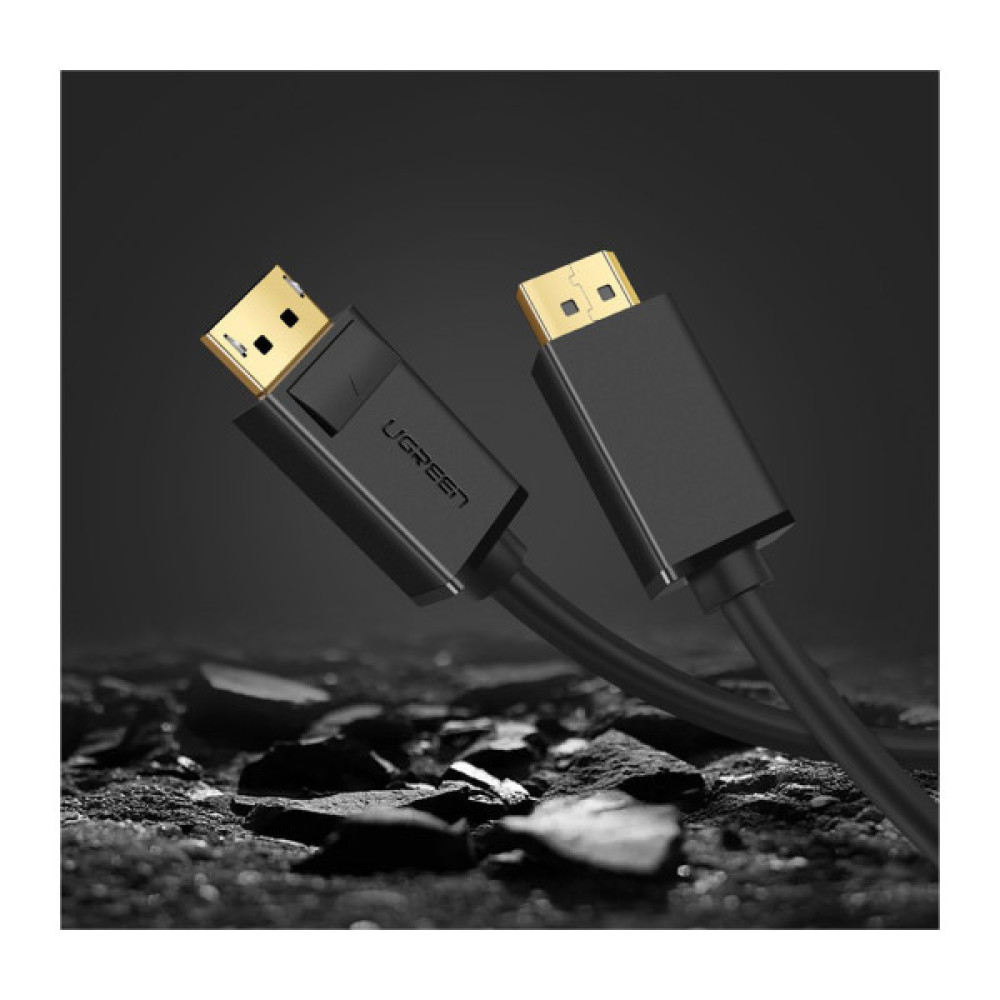 Кабель мультимедійний DisplayPort M to DisplayPort M 1.0m DP102 black UGREEN (10244)