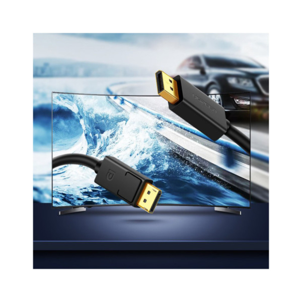 Кабель мультимедійний DisplayPort M to DisplayPort M 1.0m DP102 black UGREEN (10244)