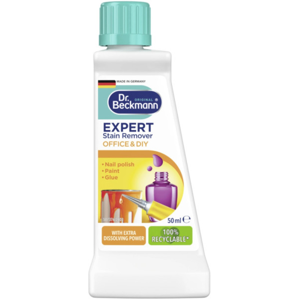 Засіб для видалення плям Dr. Beckmann Офіс і Хобі: від плям клею, жувальної гумки та фарби 50 мл (4008455004068/4008455589411)