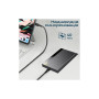 Дата кабель USB-C to USB-C 2.0m Promate (powerbolt240-2m.black) Дата кабель USB-C to USB-C 2.0m Promate (powerbolt240-2m.black)