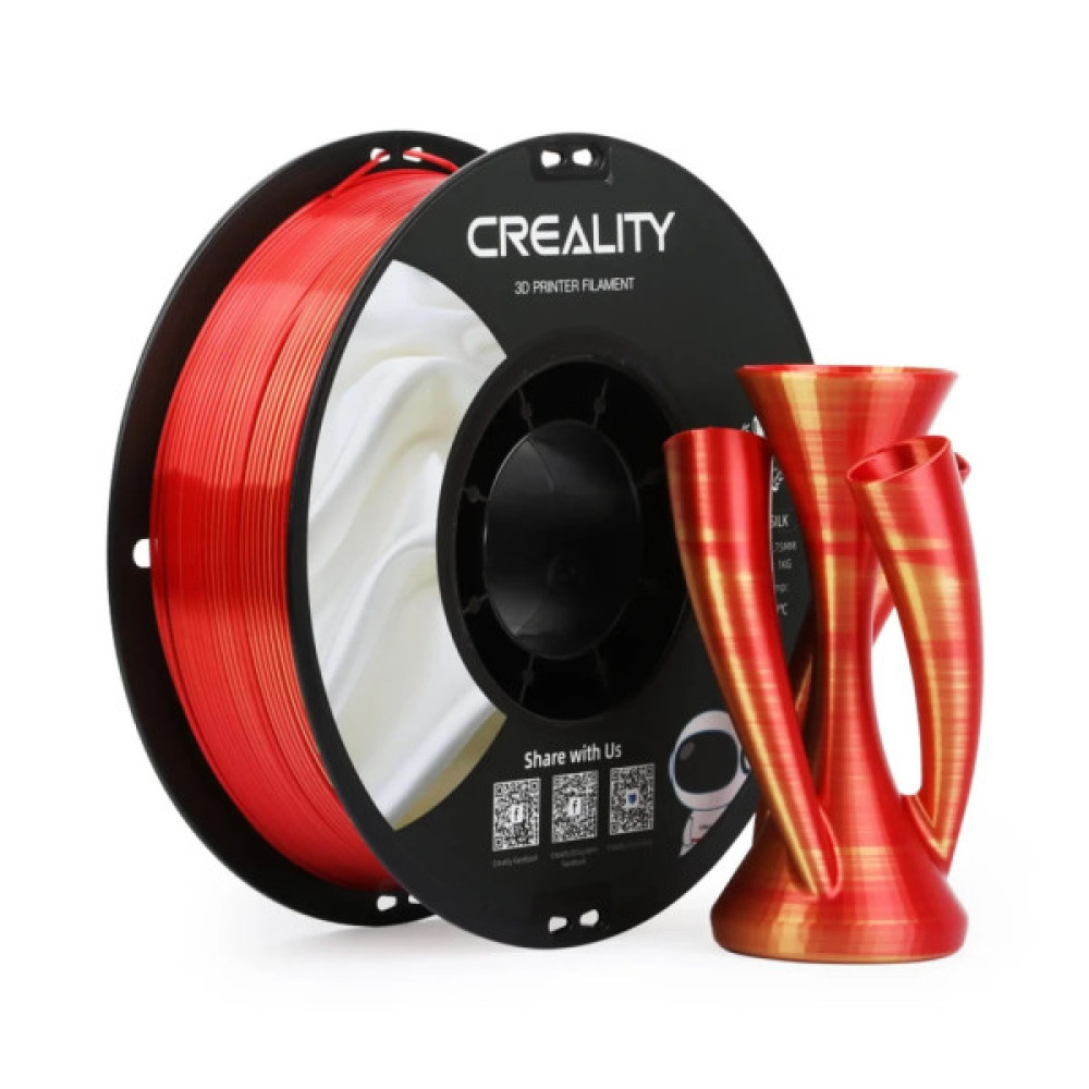 Пластик для 3D-принтера Creality PLA silky shine 1кг, 1.75мм, red gold (3301120009)