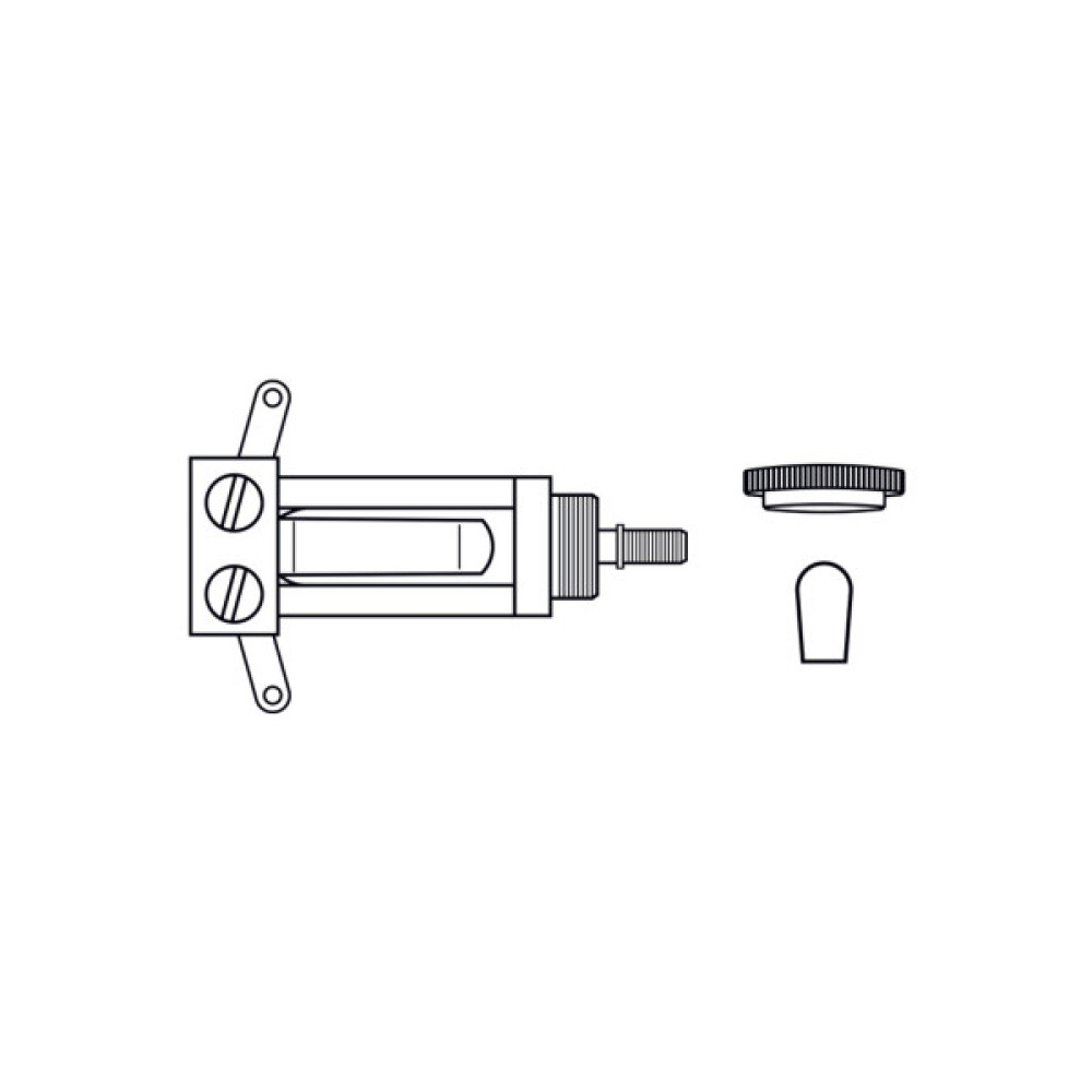 Перемикач для гітари DiMarzio Switchcraft Toggle Switch - Straight (EP1101)