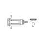 Перемикач для гітари DiMarzio Switchcraft Toggle Switch - Straight (EP1101)