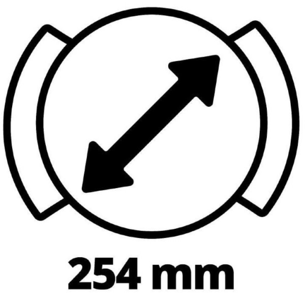 Шліфмашина полірувальна акумуляторна Einhell CE-CB 18/254LI - Solo 18В 254 мм 2500об·хв 1.93кг без АКБ та ЗП