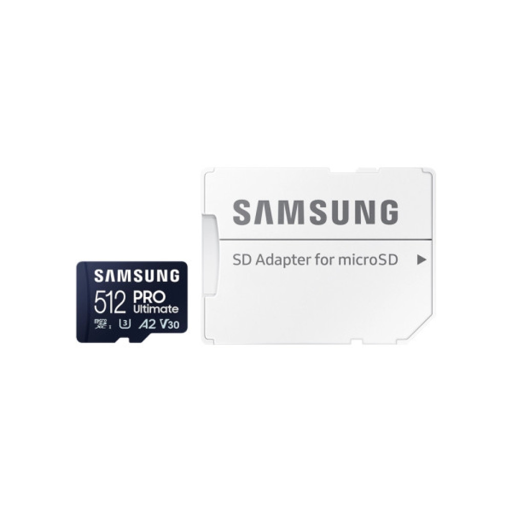 Карта пам'яті Samsung 512GB microSDXC class 10 UHS-I U3 V30 A2 Pro Ultimate (MB-MY512SA/WW)