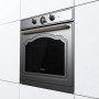 Духова шафа Gorenje електрична, 77л, A+, пара, дисплей, чорний матовий Духова шафа Gorenje електрична, 77л, A+, пара, дисплей, чорний матовий