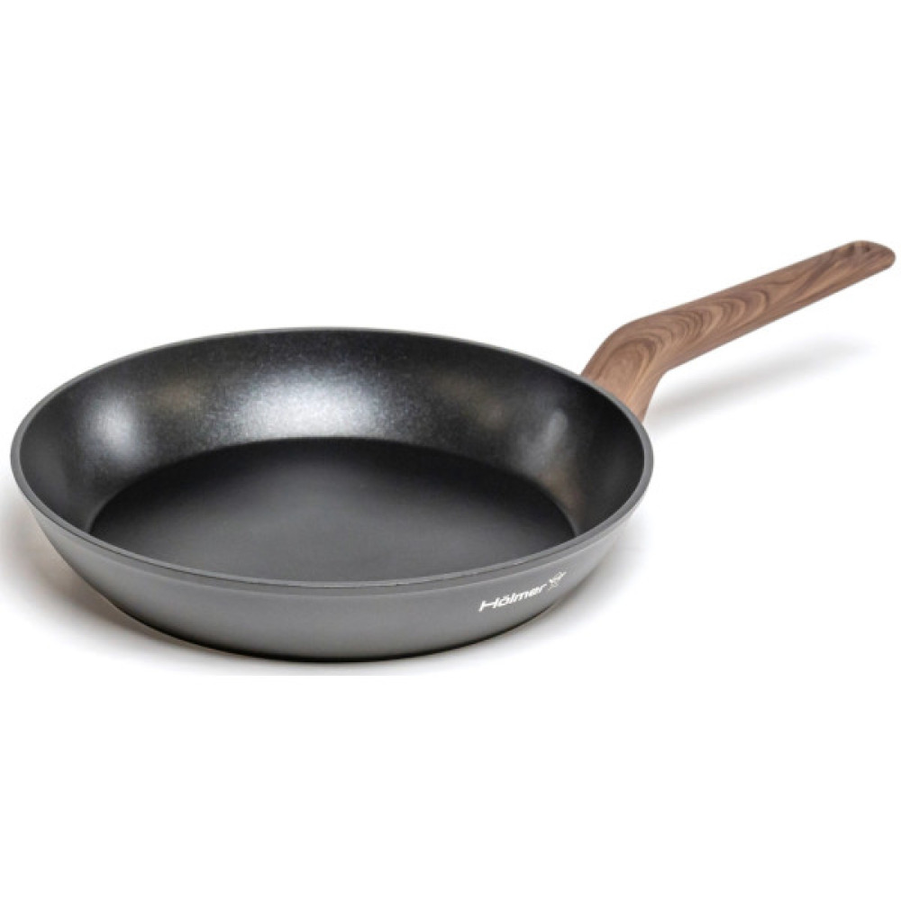 Сковорода Hölmer Wood кована з кришкою 28 см (FP-22528-SWBL Wood)