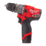 Шуруповерт Milwaukee M12 FPDXKIT-202X, 44Нм, 2x2Аг, 2 насадки, кейс (4933464138)