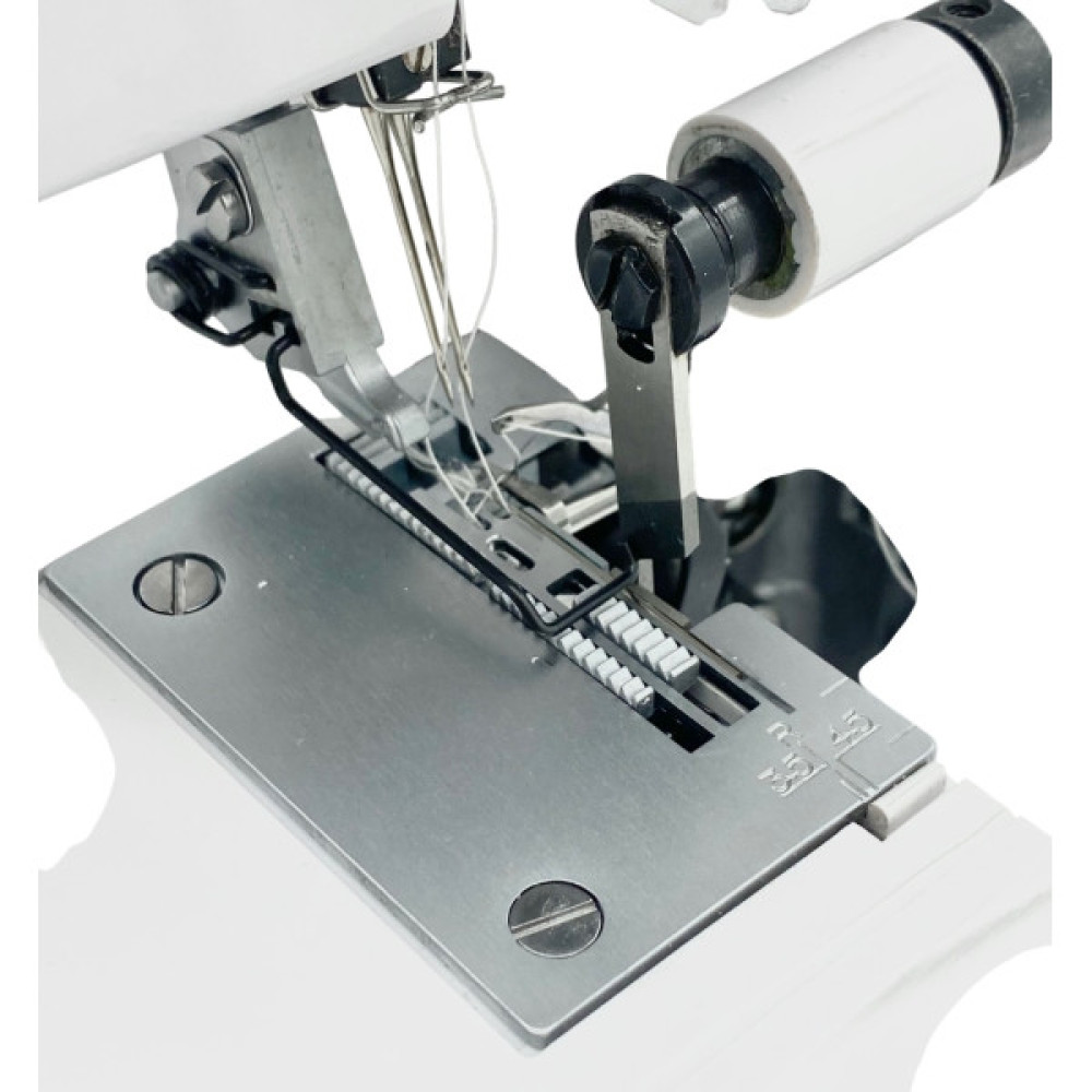 Оверлок MINERVA  SmartLock 350, 91Вт, 13 оп., (4, 3, 2-х ниткові шви), білий