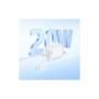 Зарядний пристрій HOCO C109A USB-C PD20W + cable USB-C to Lightning white (6942007656665)