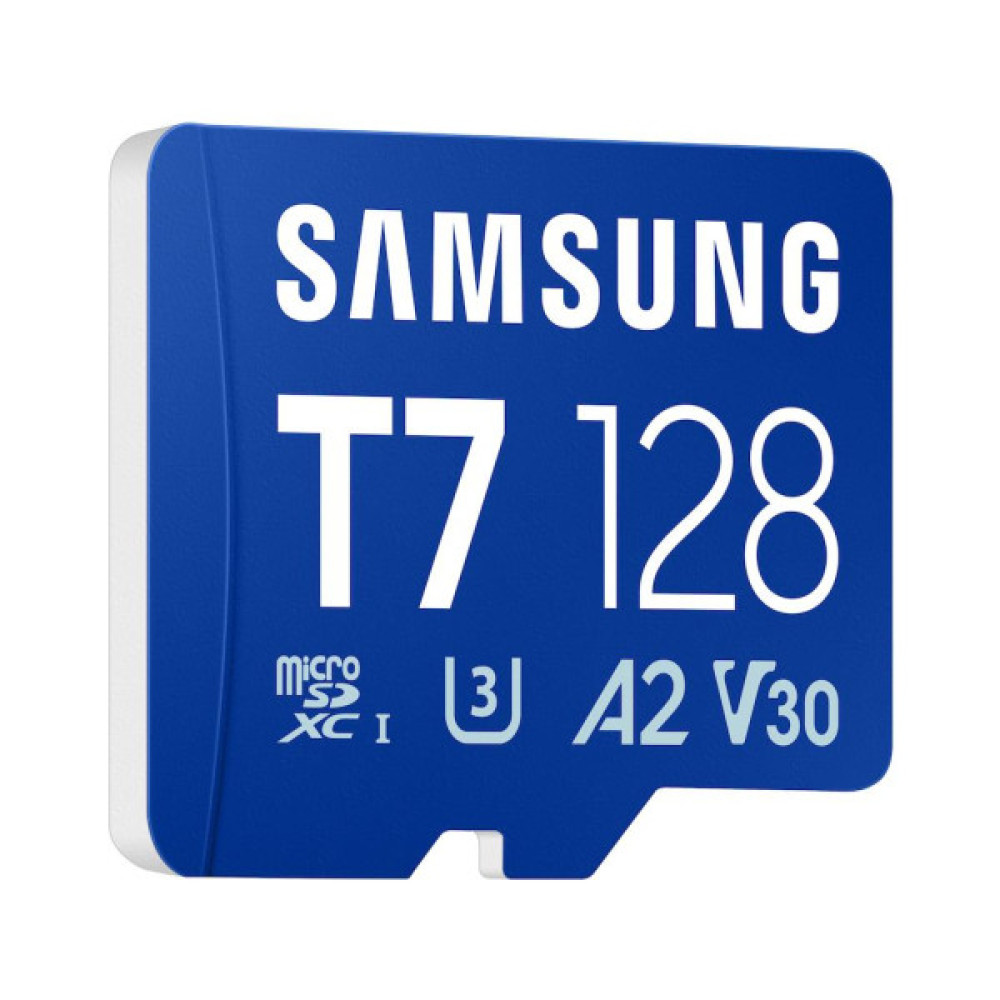 Карта пам'яті Samsung 128GB microSDXC class 10 UHS-I U3 V30 A2 T7 (MB-MB128T/WW)