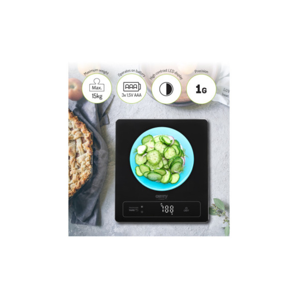 Ваги кухонні Camry CR 3175 black