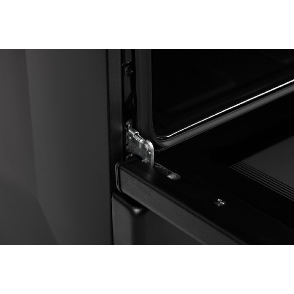 Плита ARDESTO комбі, 52л, 50x60см, конвекція, чавун, підсвічування, форсунки LPG (підключення газового балона), чорний