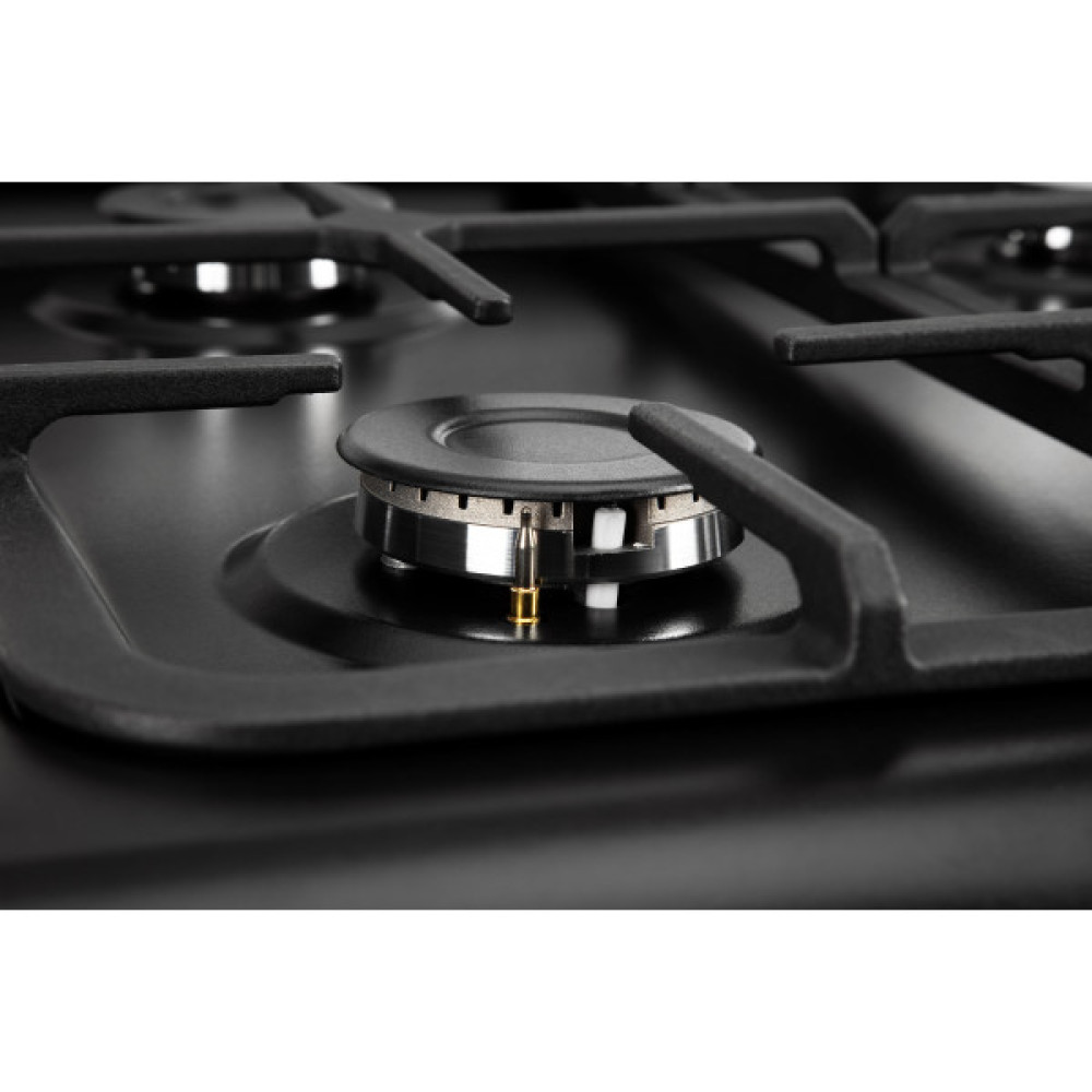 Плита ARDESTO комбі, 52л, 50x60см, конвекція, чавун, підсвічування, форсунки LPG (підключення газового балона), чорний