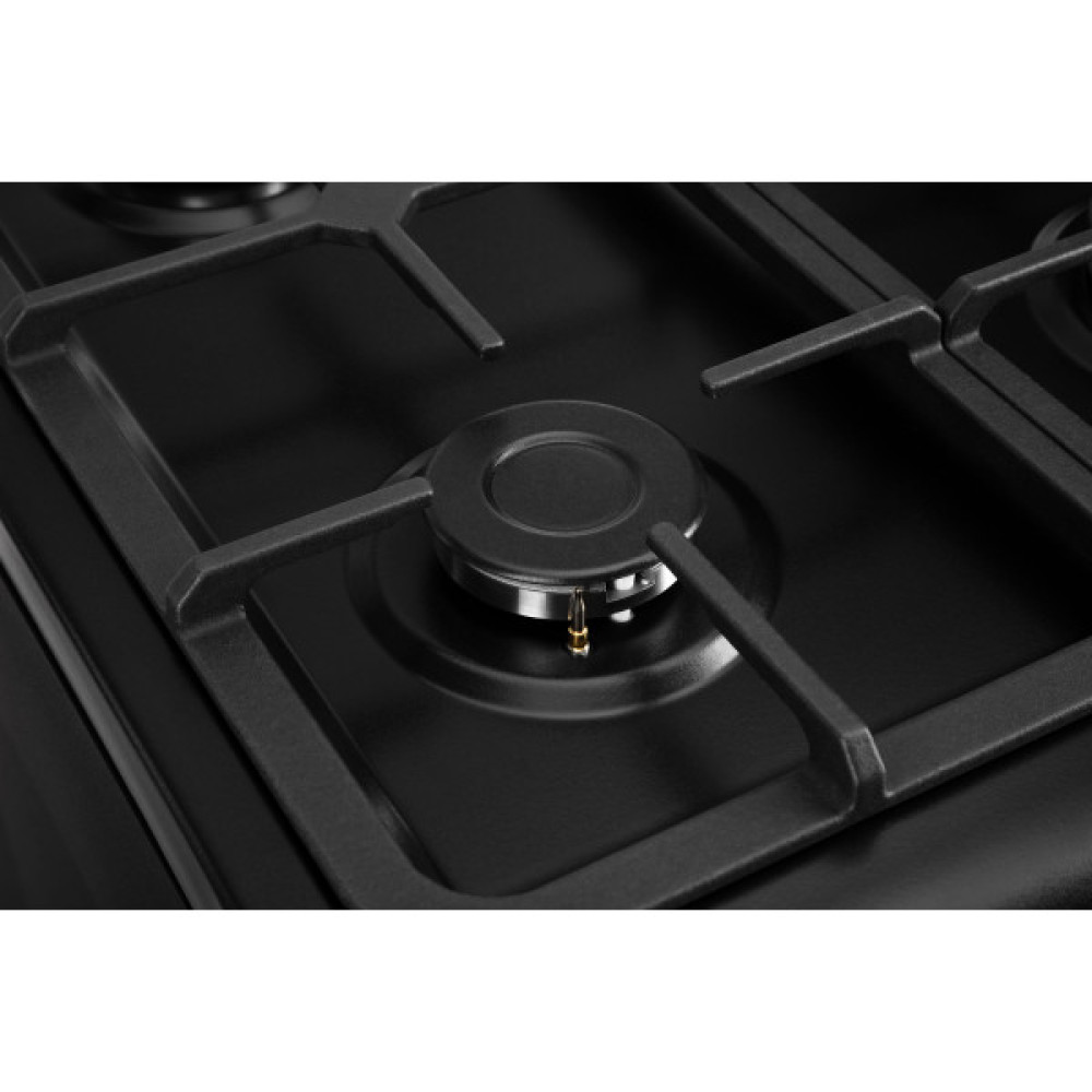 Плита ARDESTO комбі, 52л, 50x60см, конвекція, чавун, підсвічування, форсунки LPG (підключення газового балона), чорний