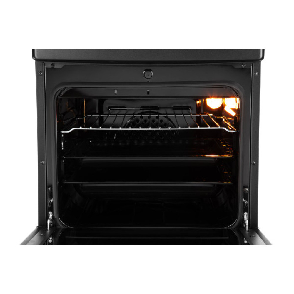 Плита ARDESTO комбі, 52л, 50x60см, конвекція, чавун, підсвічування, форсунки LPG (підключення газового балона), чорний