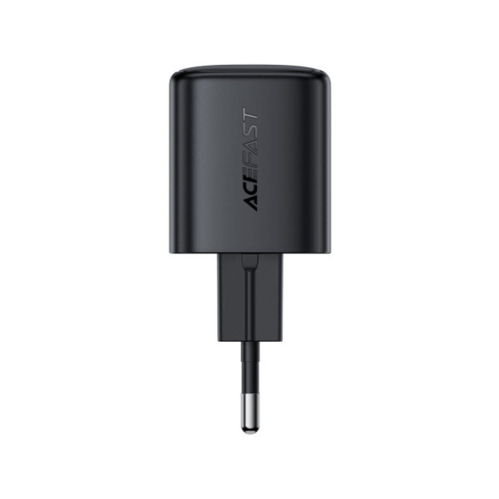 Зарядний пристрій Acefast USB-C 45W GaN black (6974316285007)