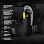 Боксерські рукавички PowerPlay 3021 Ukraine Чорні 12 унцій (PP_3021_12oz_Black)