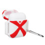 Чохол для навушників X-HuWei i-Smile для Apple AirPods IPH1443 Red+White (702334) Чохол для навушників X-HuWei i-Smile для Apple AirPods IPH1443 Red+White (702334)