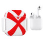 Чохол для навушників X-HuWei i-Smile для Apple AirPods IPH1443 Red+White (702334) Чохол для навушників X-HuWei i-Smile для Apple AirPods IPH1443 Red+White (702334)