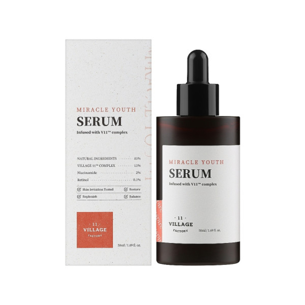 Сироватка для обличчя Village 11 Factory Miracle Youth Cleansing Serum 50 мл (8809663754419)