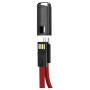 Дата кабель USB 2.0 AM to Micro 5P 0.22m red ColorWay (CW-CBUM022-RD) Дата кабель USB 2.0 AM to Micro 5P 0.22m red ColorWay (CW-CBUM022-RD)
