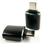 Дата кабель OTG USB 2.0 AF to USB-C black Dengos (ADP-018) Дата кабель OTG USB 2.0 AF to USB-C black Dengos (ADP-018)