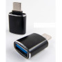 Дата кабель OTG USB 2.0 AF to USB-C black Dengos (ADP-018) Дата кабель OTG USB 2.0 AF to USB-C black Dengos (ADP-018)