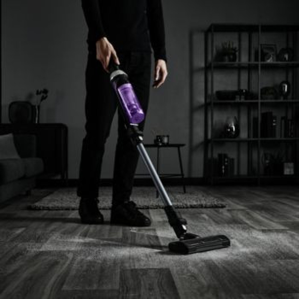 Пилосос Rowenta безпровідний X-Nano Essential, 100Вт, конт пил -0.4л, автон. робота до 40хв, НЕРА, фіолетово-чорний