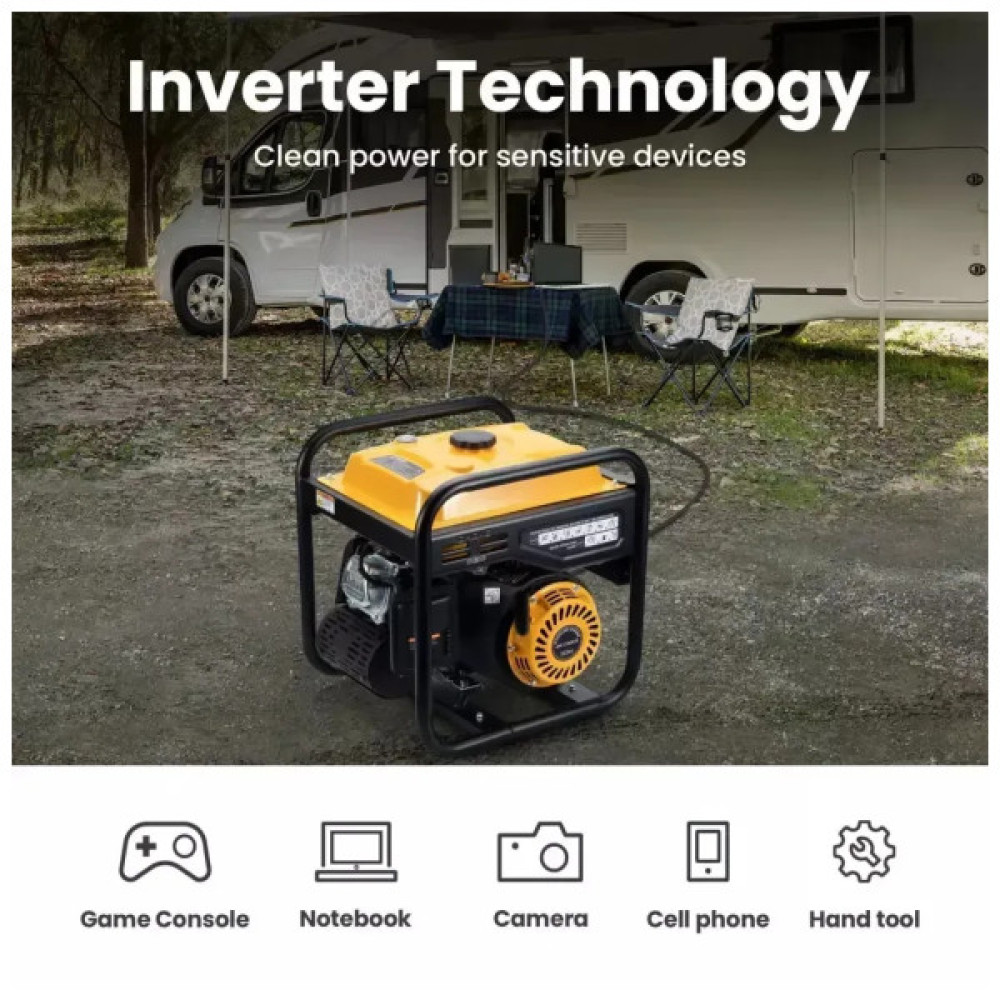 Генератор maXpeedingRODS MXR4500i (3,5 kW), 220V, 50Hz, 7.5л, ручний запуск (mxr4500i)