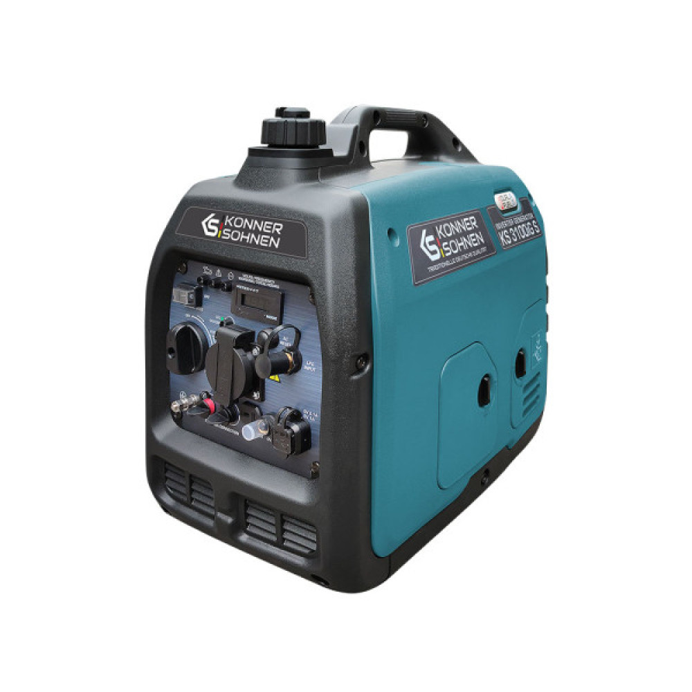 Генератор газобензиновий інверторний Konner&Sohnen KS 3100iG S, LPG 230В, 3.1кВт, ручний стартер, 22кг