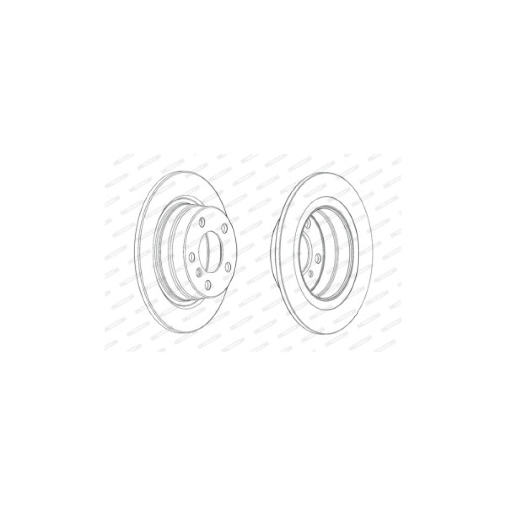 Гальмівний диск FERODO DDF2197C
