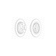 Гальмівний диск FERODO DDF2197C