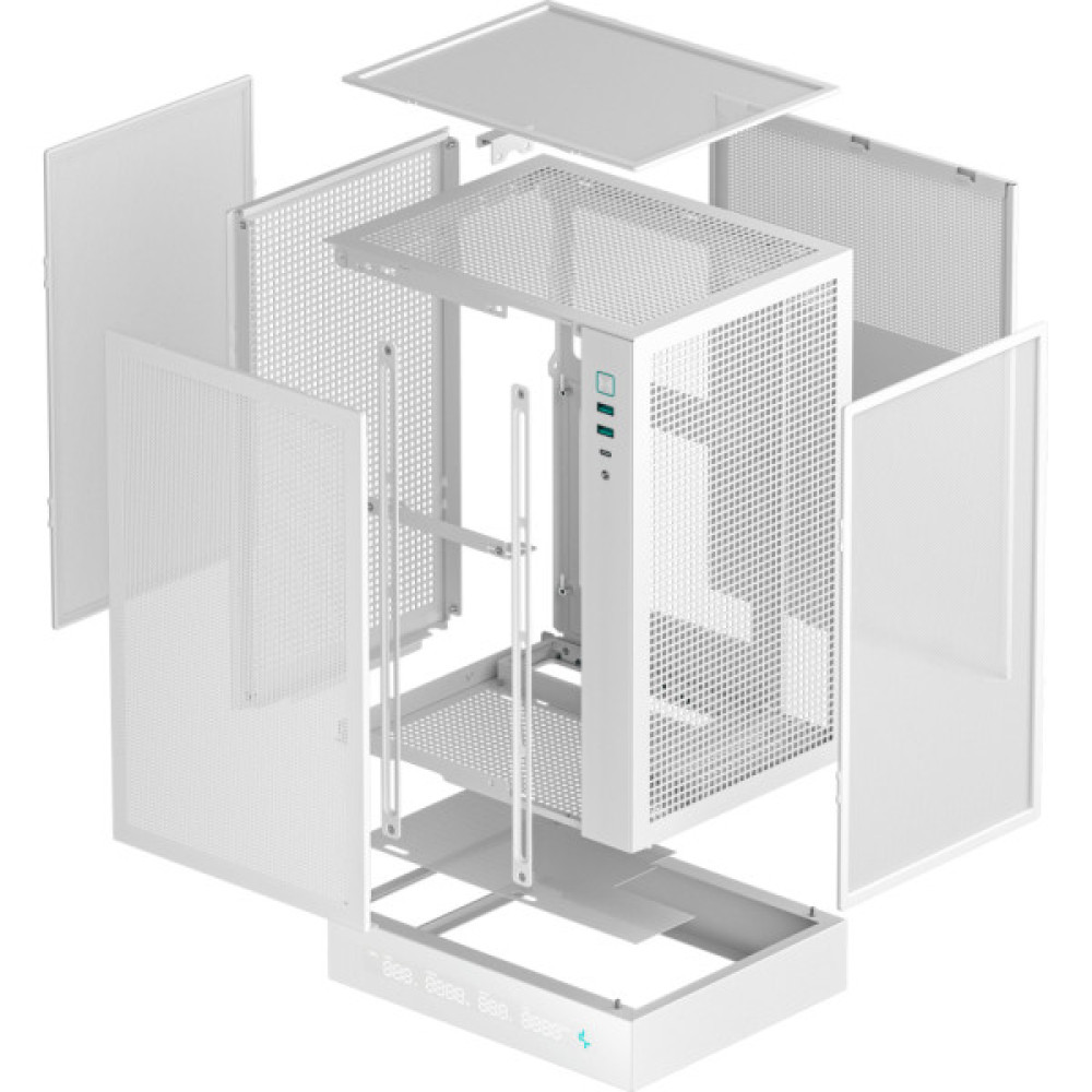 Корпус для ПК Deepcool CH170 Digital White (R-CH170-WHNPI0D-G-1)