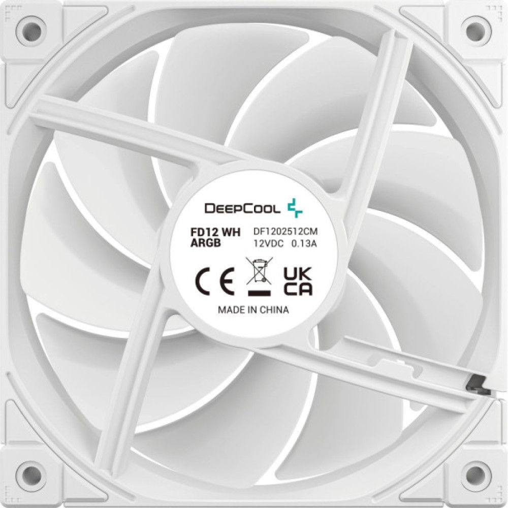 Кулер до корпусу Deepcool FD12 ARGB WH (R-FD12-WHAPN1-G)