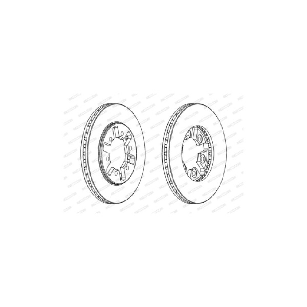 Гальмівний диск FERODO DDF626