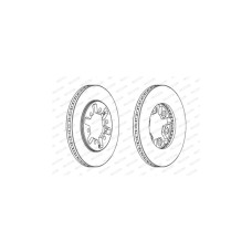 Гальмівний диск FERODO DDF626