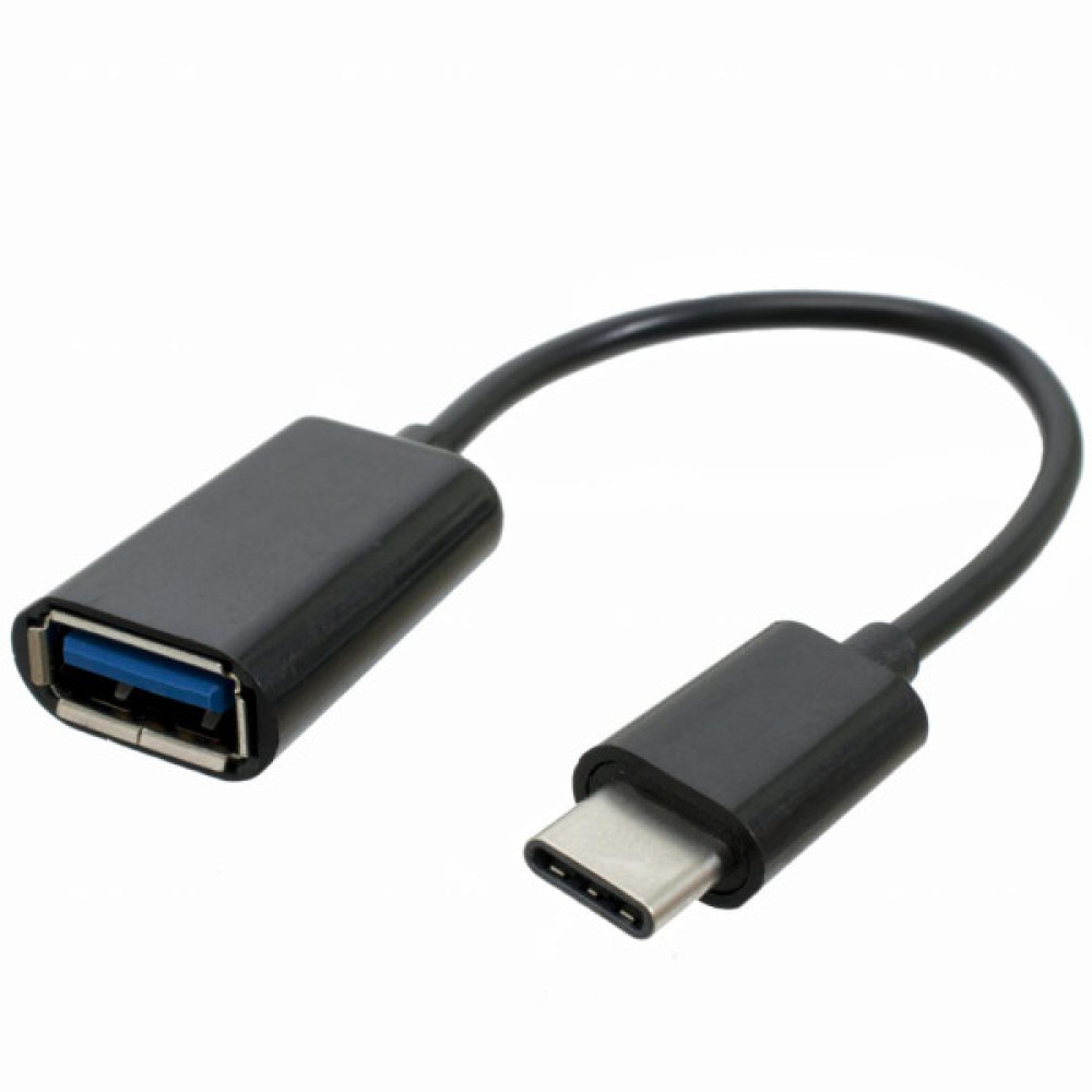 Дата кабель OTG USB 2.0 AF to USB-C 0.15m Patron (PN-OTG-TYPE-C)