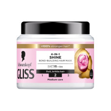 Маска для волосся Gliss 4-In-1 Shine Bond-Building Hair Mask 400 мл (9000101726336)