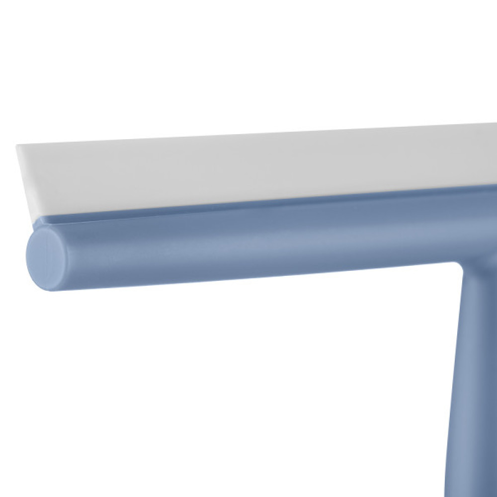 Шкребок для скла з гачком ARDESTO Solid 22.7х21.7см, пластик, гума, блакитний