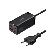 Зарядний пристрій Baseus 2xUSB-C 100W + 2xUSB GaN black (CCGP000101)